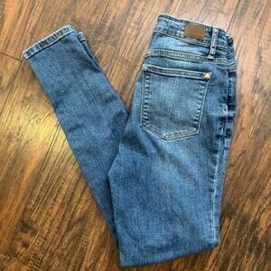 Judy Blue Skinny Fit Jeans Women 27 Blue Stretch Denim Mid Rise 5/27